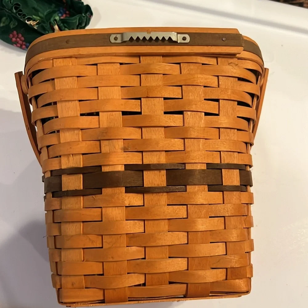 Longaberger Christmas 1998 Glad tidings basket EUC